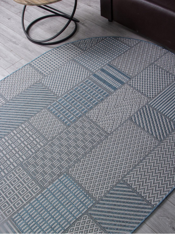 Ковер S160 - BLUE - Овал - коллекция KAIR