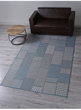 Ковер S160 - BLUE - Прямоугольник - коллекция KAIR 2x3,9 м