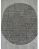Ковер S160 - DARK GRAY - Овал - коллекция KAIR