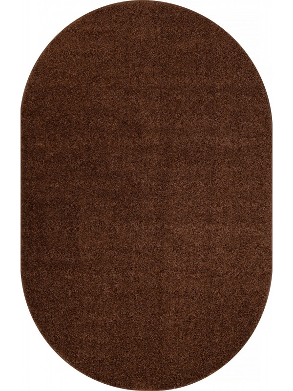 Ковер T600 - BROWN - Овал - коллекция LANA