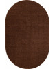 Ковер T600 - BROWN - Овал - коллекция LANA