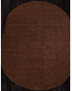 Ковер T600 - BROWN - Овал - коллекция LANA