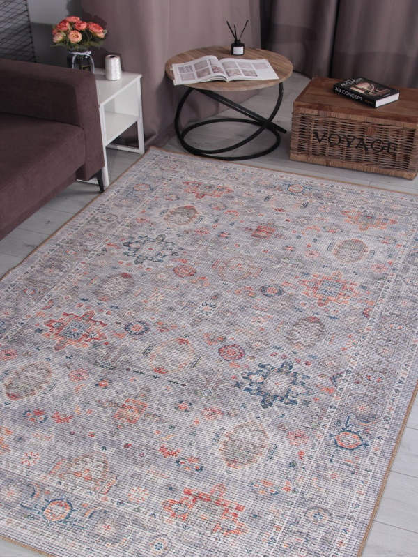 Ковер AB805A - BEIGE / MULTI - Прямоугольник - коллекция LAVIN