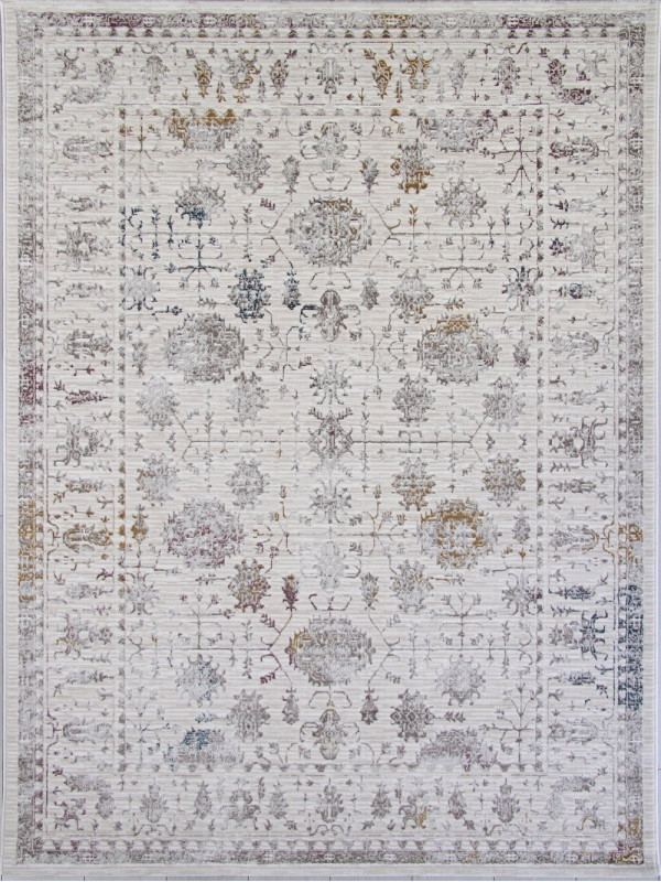 Ковер 9308C - S.WHITE / P.CREAM - Прямоугольник - коллекция LILY