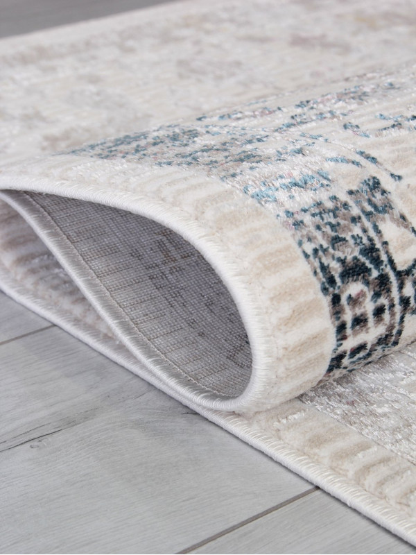 Ковер 9308C - S.WHITE / P.CREAM - Прямоугольник - коллекция LILY