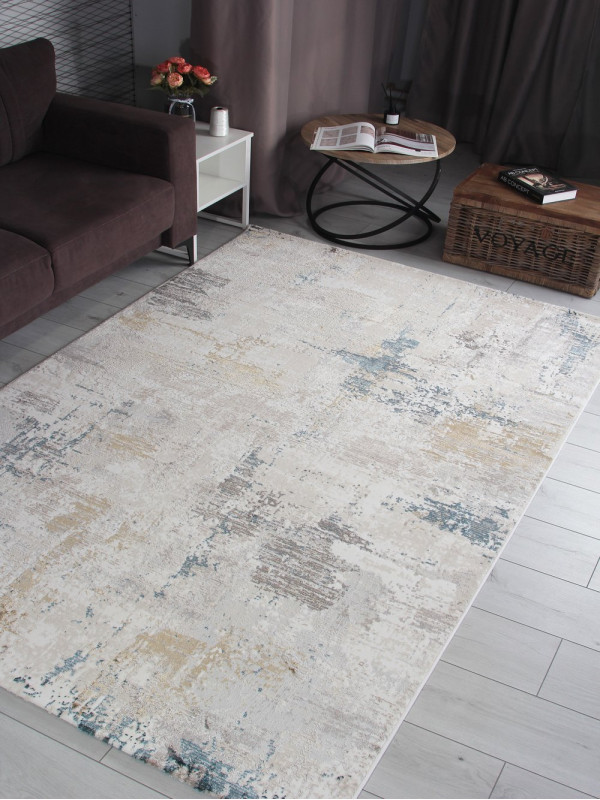 Ковер 9320B - S.WHITE / P.CREAM - Прямоугольник - коллекция LILY