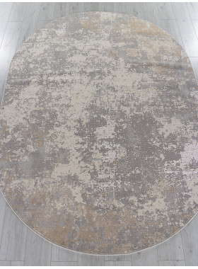 Ковер F163 - BEIGE - Овал - коллекция LIMAN 2x2,9 м