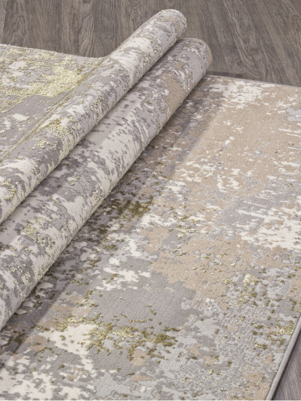 Ковер F163 - CREAM-GREEN - Прямоугольник - коллекция LIMAN