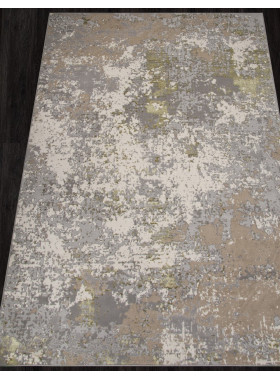 Ковер F163 - CREAM-GREEN - Прямоугольник - коллекция LIMAN 2x4 м