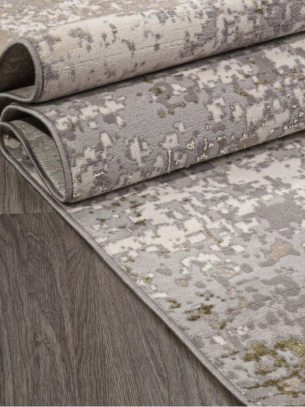 Ковер F163 - CREAM-GREEN - Прямоугольник - коллекция LIMAN