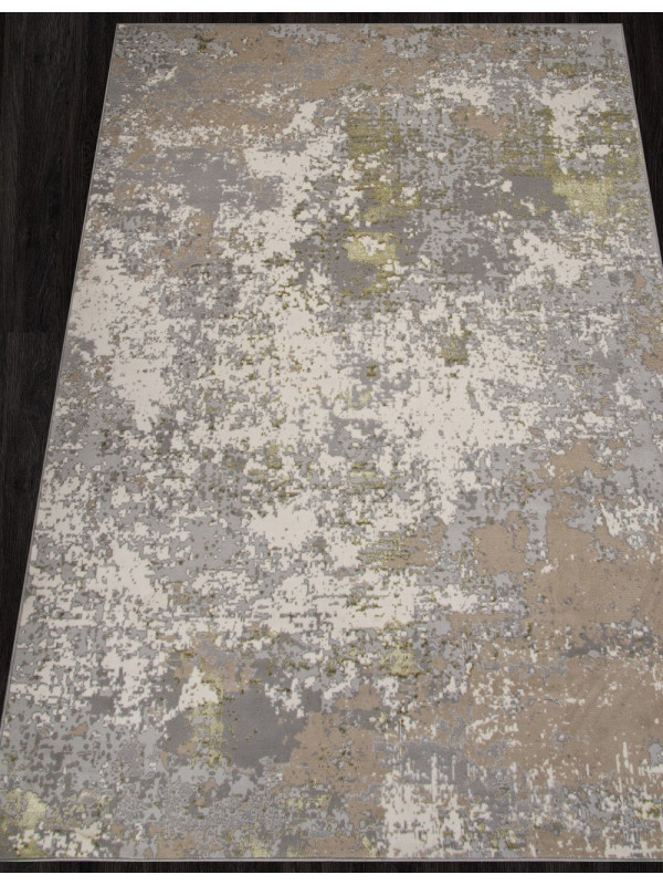 Ковер F163 - CREAM-GREEN - Прямоугольник - коллекция LIMAN
