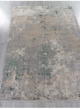Ковер F163 - GRAY-GREEN - Прямоугольник - коллекция LIMAN 1,2x1,8 м