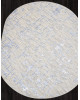 Ковер F164 - CREAM-BLUE - Овал - коллекция LIMAN