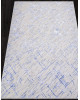 Ковер F164 - CREAM-BLUE - Прямоугольник - коллекция LIMAN