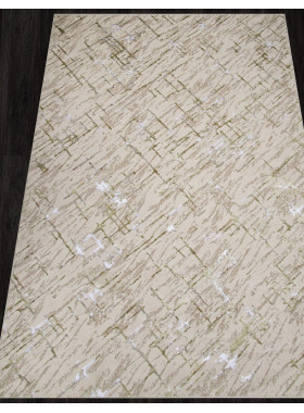 Ковер F164 - CREAM-GREEN - Прямоугольник - коллекция LIMAN 1,2x1,8 м