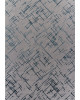 Ковер F164 - GRAY-D.BLUE - Прямоугольник - коллекция LIMAN