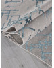 Ковер F164 - GRAY-D.BLUE - Прямоугольник - коллекция LIMAN