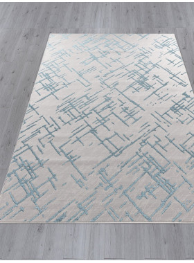 Ковер F164 - GRAY-D.BLUE - Прямоугольник - коллекция LIMAN 1,6x2,3 м