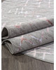 Ковер F164 - GRAY-PINK - Овал - коллекция LIMAN