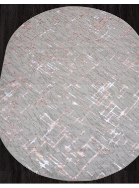 Ковер F164 - GRAY-PINK - Овал - коллекция LIMAN 2,8x3,8 м
