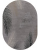 Ковер F167 - GRAY-D.GREEN - Овал - коллекция LIMAN