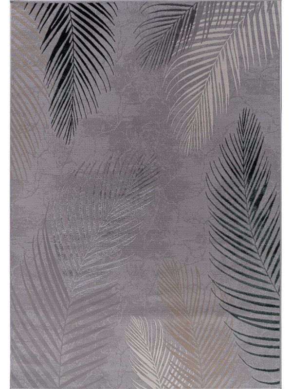Ковер F167 - GRAY-D.GREEN - Прямоугольник - коллекция LIMAN