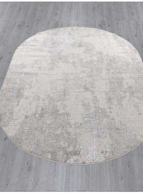 Ковер F169 - CREAM-GRAY - Овал - коллекция LIMAN 1,6x2,3 м