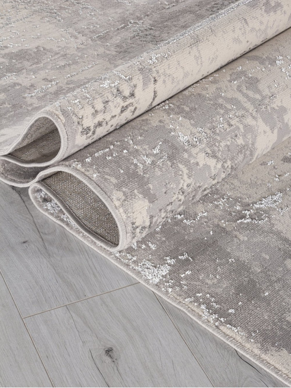 Ковер F169 - CREAM-GRAY - Прямоугольник - коллекция LIMAN