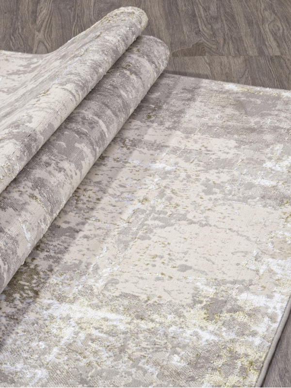 Ковер F169 - CREAM-GREEN - Прямоугольник - коллекция LIMAN