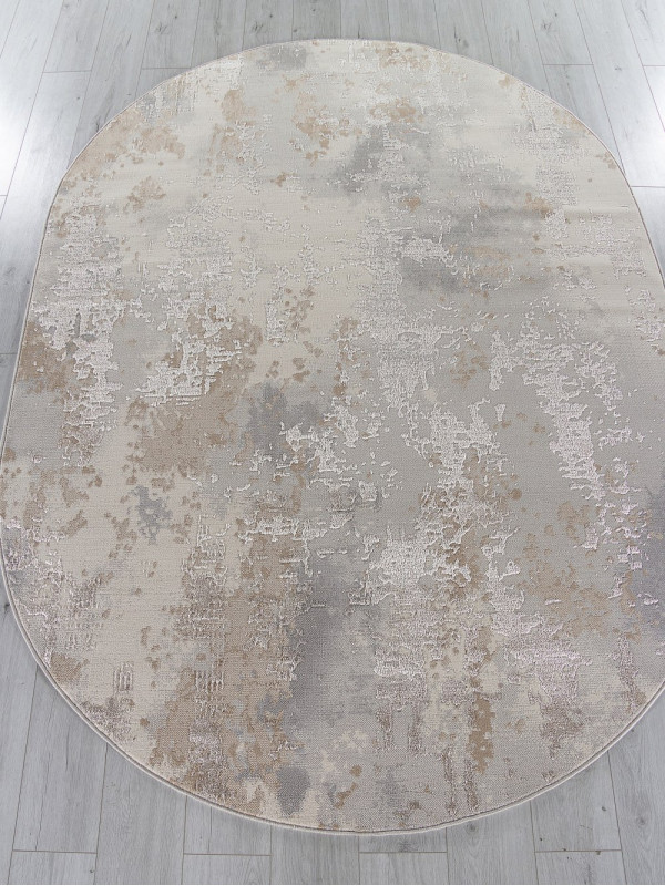 Ковер F171 - BEIGE - Овал - коллекция LIMAN
