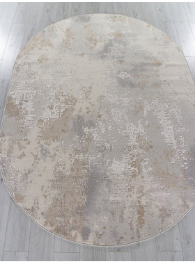 Ковер F171 - BEIGE - Овал - коллекция LIMAN 2x2,9 м