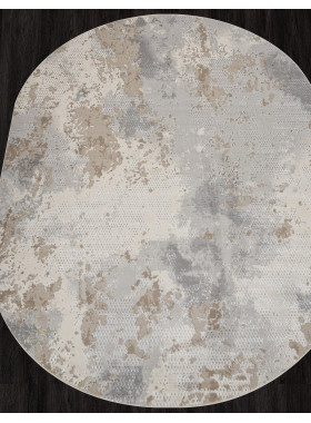 Ковер F171 - CREAM-GREEN - Овал - коллекция LIMAN 2,8x3,8 м