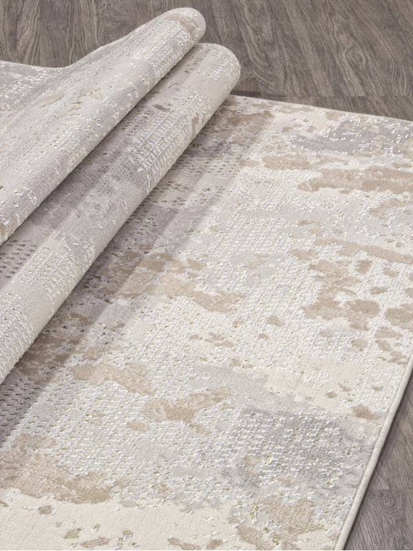 Ковер F171 - CREAM-GREEN - Прямоугольник - коллекция LIMAN