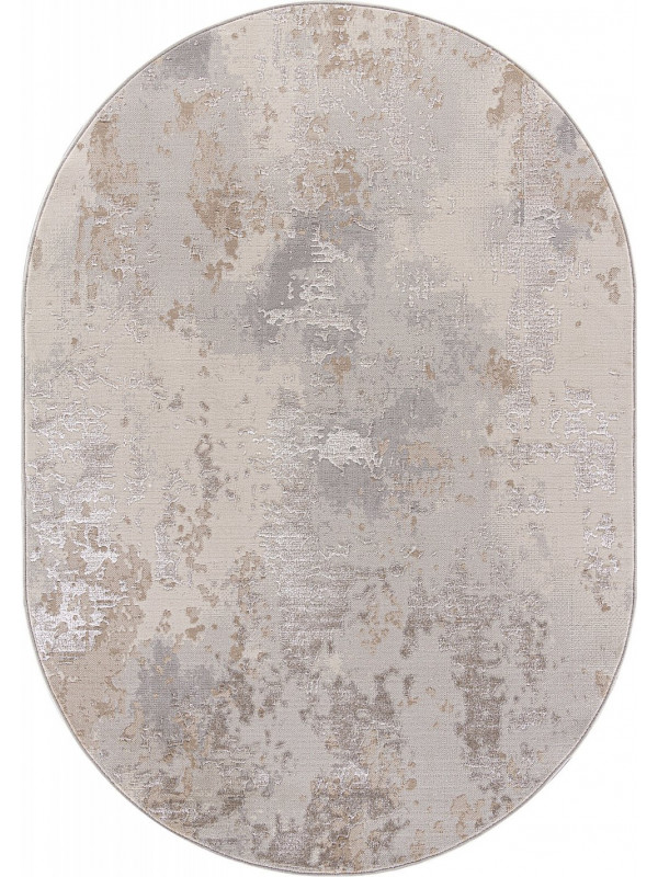 Ковер F171 - DARK BEIGE - Овал - коллекция LIMAN