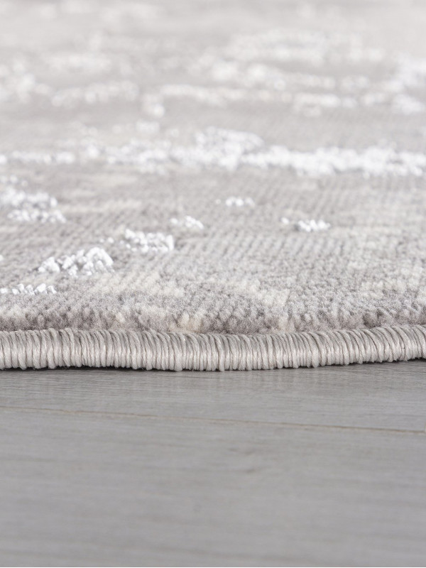 Ковер F477 - GRAY-BEIGE - Овал - коллекция LIMAN