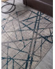 Ковер F478 - GRAY-BLUE - Овал - коллекция LIMAN
