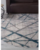 Ковер F478 - GRAY-BLUE - Овал - коллекция LIMAN