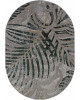 Ковер F479 - GRAY-GREEN - Овал - коллекция LIMAN