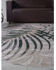 Ковер F479 - GRAY-GREEN - Овал - коллекция LIMAN