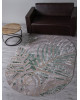 Ковер F479 - GRAY-GREEN - Овал - коллекция LIMAN