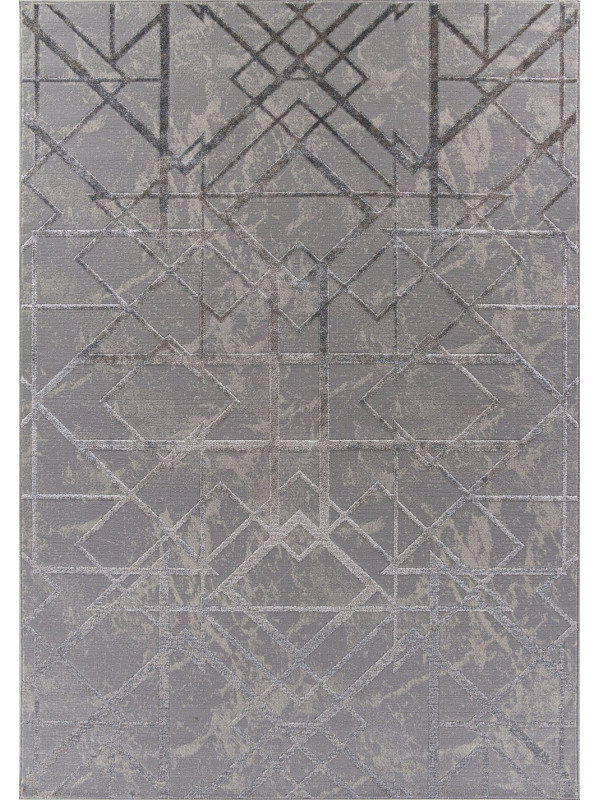 Ковер F480 - GRAY-BEIGE - Прямоугольник - коллекция LIMAN