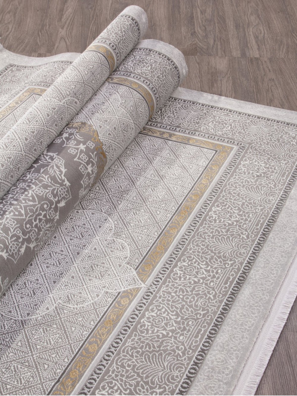 Ковер SI001D - GREY / GREY - Прямоугольник - коллекция LISSABON