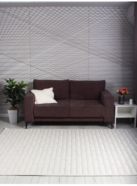 Ковер L0011C - L.GREY / L.GREY - Прямоугольник - коллекция LOOPY 2,4x3,4 м