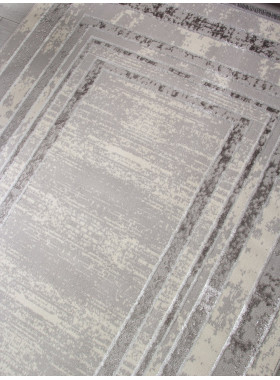 Ковер 1634G - GREY / GREY - Прямоугольник - коллекция LORA 2,4x3,4 м