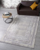 Ковер 1634G - GREY / GREY - Прямоугольник - коллекция LORA