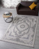 Ковер 3098G - GREY / GREY - Прямоугольник - коллекция LORA