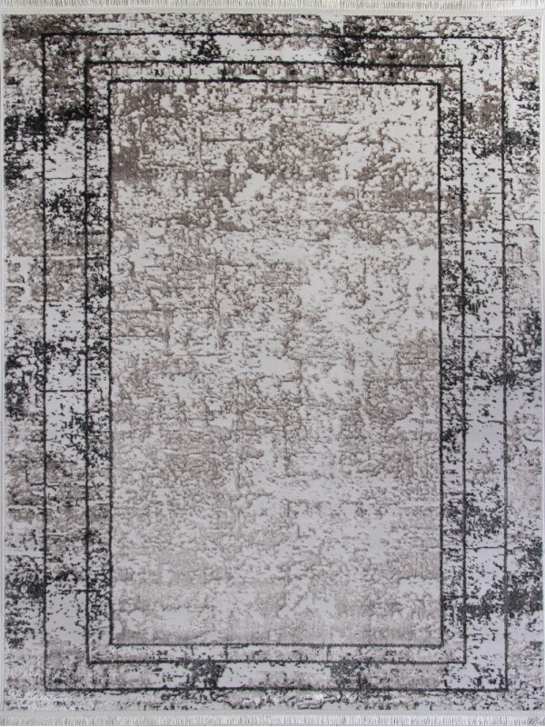 Ковер 8070G - GREY / GREY - Прямоугольник - коллекция LORA