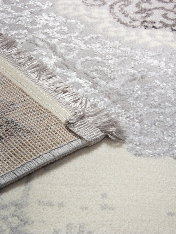 Ковер 8442G - GREY / GREY - Прямоугольник - коллекция LORA