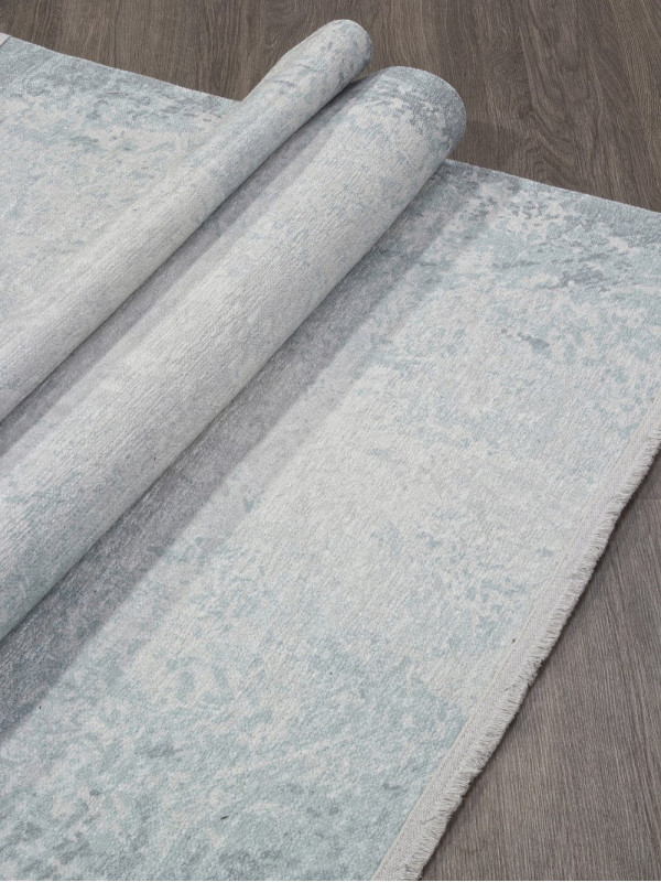 Ковер AB189B - GREY / BLUE - Прямоугольник - коллекция LOTUS