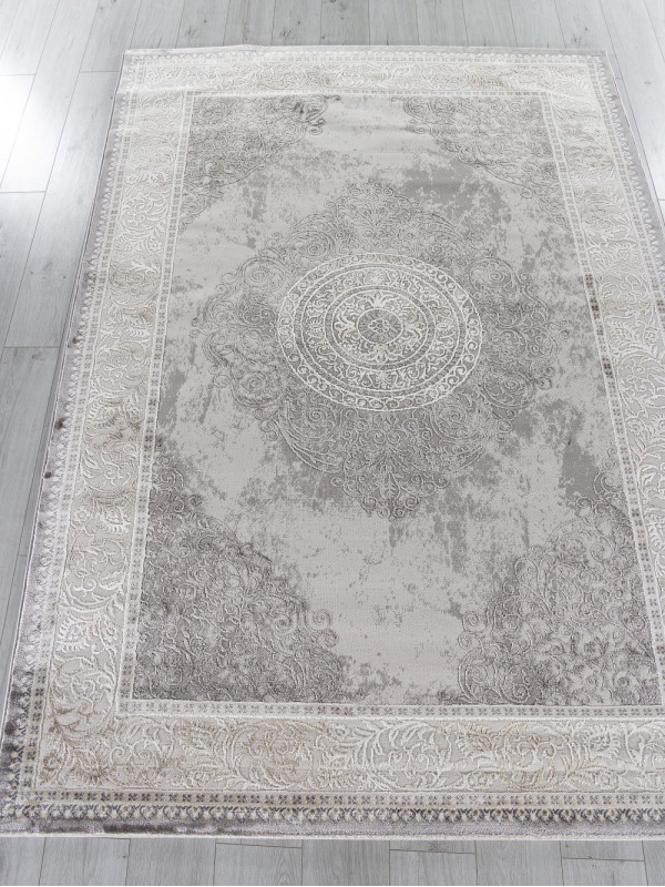 Ковер P0540 - L.GRAY / L.GRAY - Прямоугольник - коллекция LUCCI